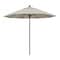 California Umbrella 9' Black Aluminum Market Patio Umbrella, Olefin Woven Granite 194061335710 - alternate 1